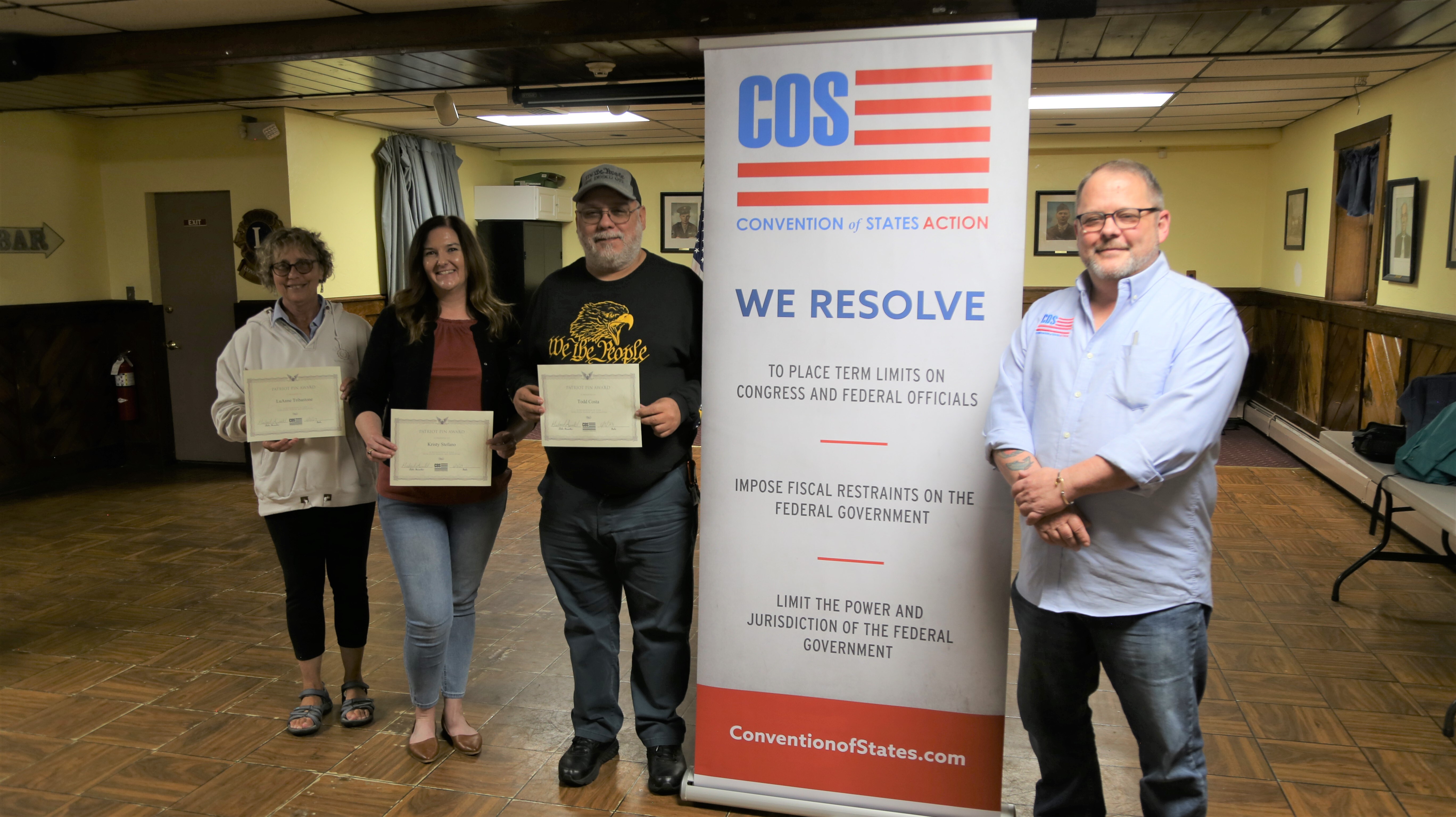 Celebrating and Planning at MA COS Annual Meeting COSAction