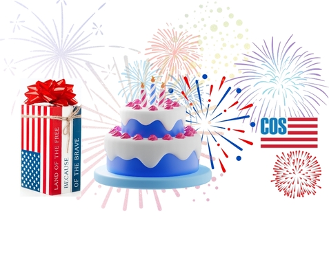 4 june birthdays clipart