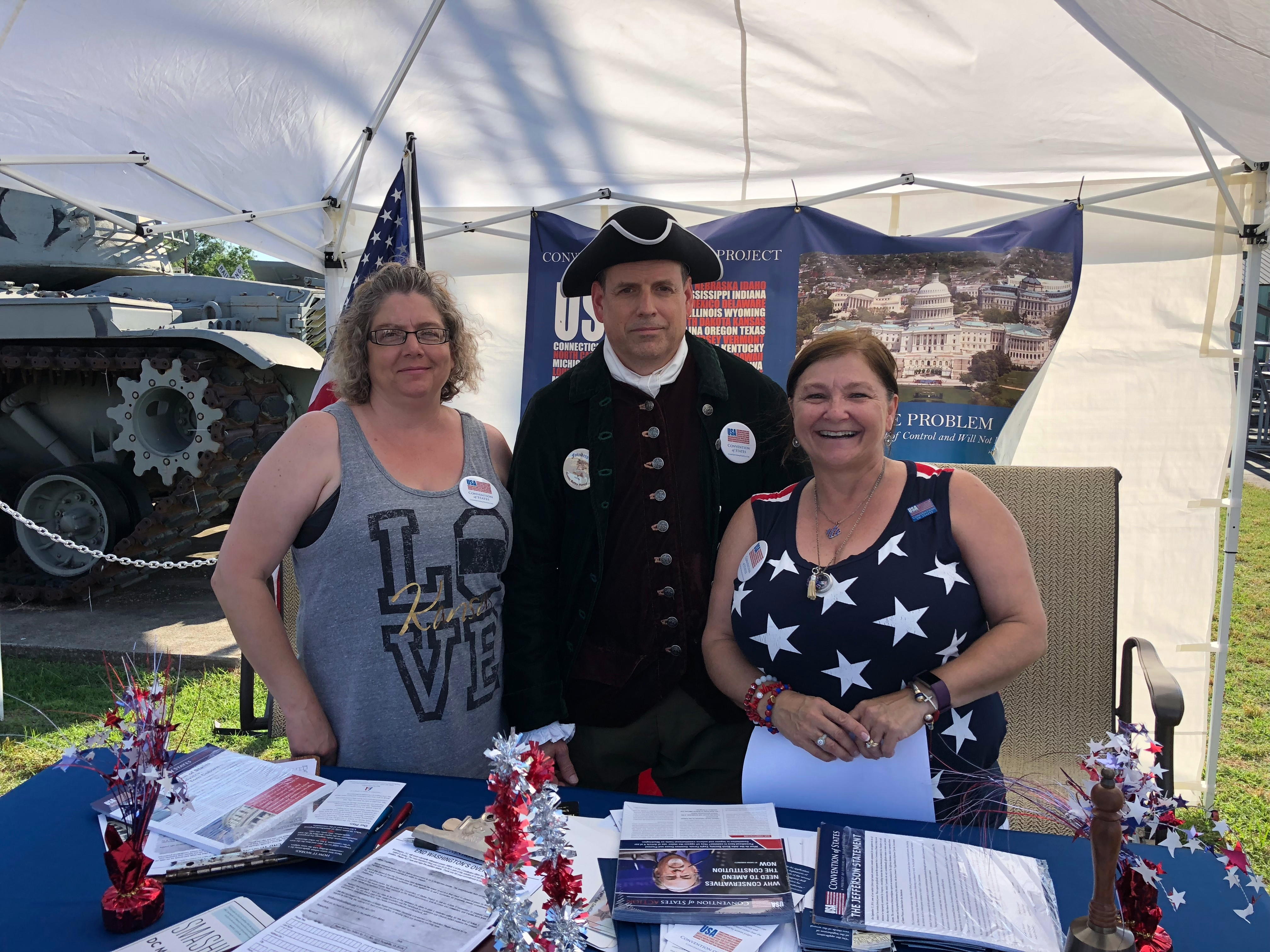 Convention of States Kansas refreshes patrons at hot Galena Days